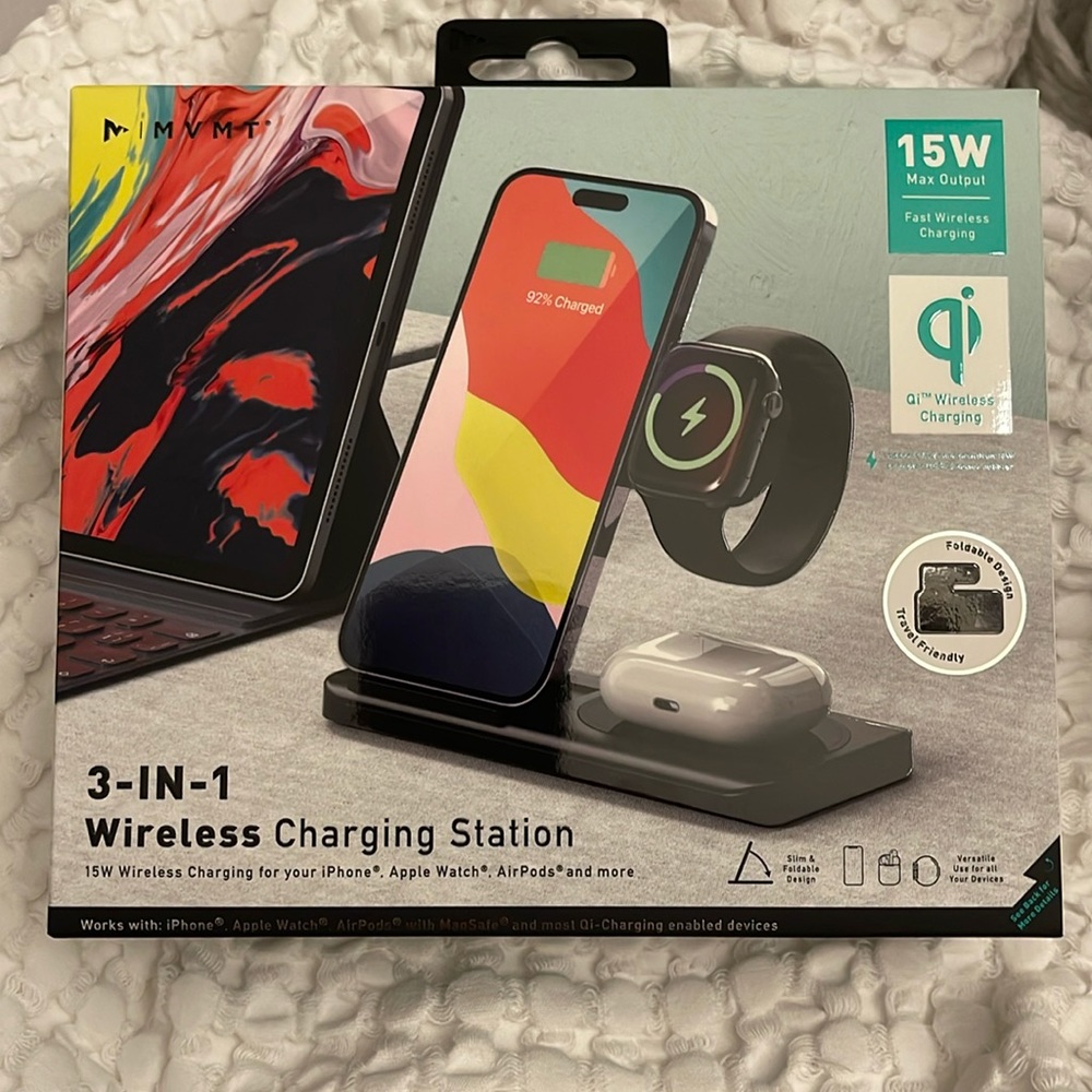 3 in 1 Wireless Charging Station